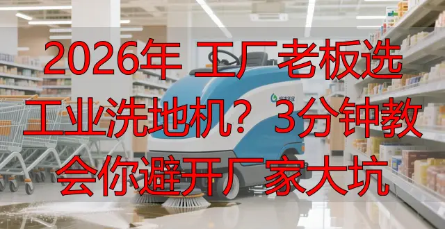 2026年 工廠老板選工業(yè)洗地機(jī)？3分鐘教會(huì)你避開廠家大坑